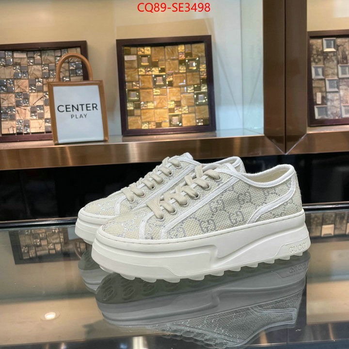 Women Shoes-Gucci,fake aaaaa , ID: SE3498,$: 89USD