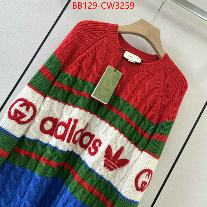 Clothing-Gucci,outlet sale store , ID: CW3259,$: 129USD