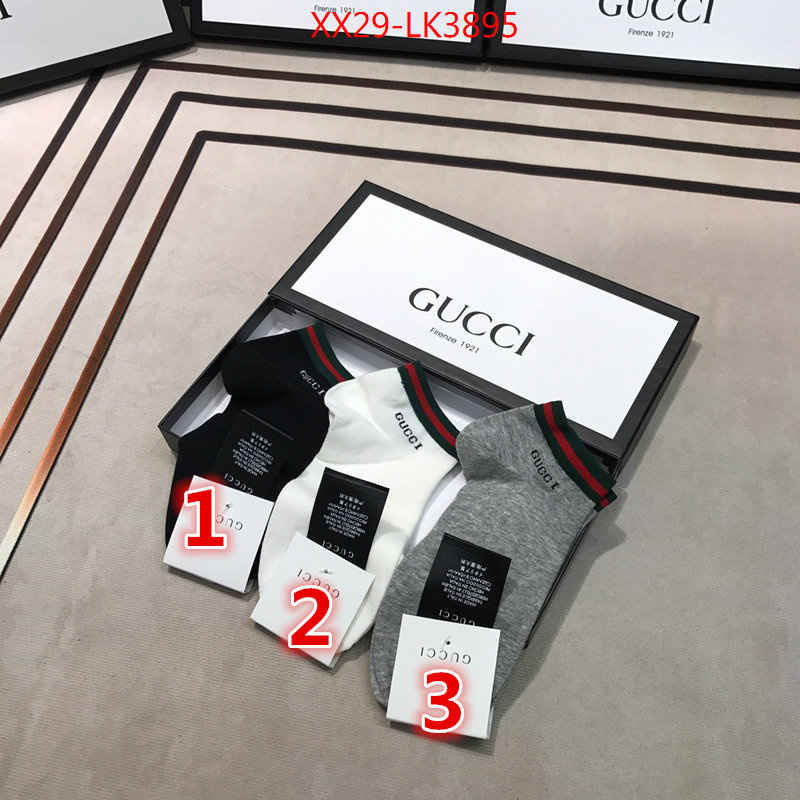 Sock-Gucci,the quality replica , ID: LK3895,$:29USD