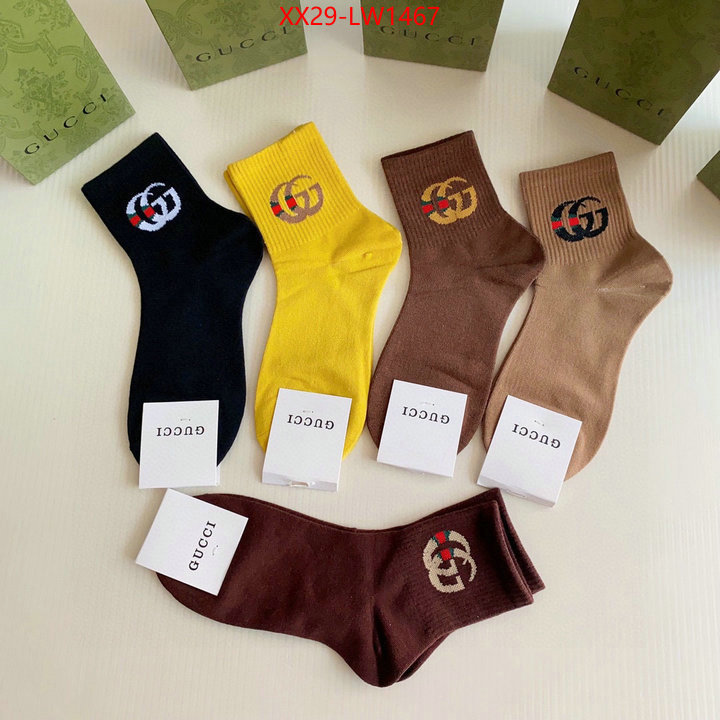 Sock-Gucci,aaaaa+ replica designer , ID: LW1467,$: 29USD