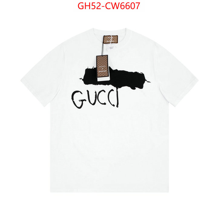 Clothing-Gucci,buy best quality replica , ID: CW6607,$: 52USD