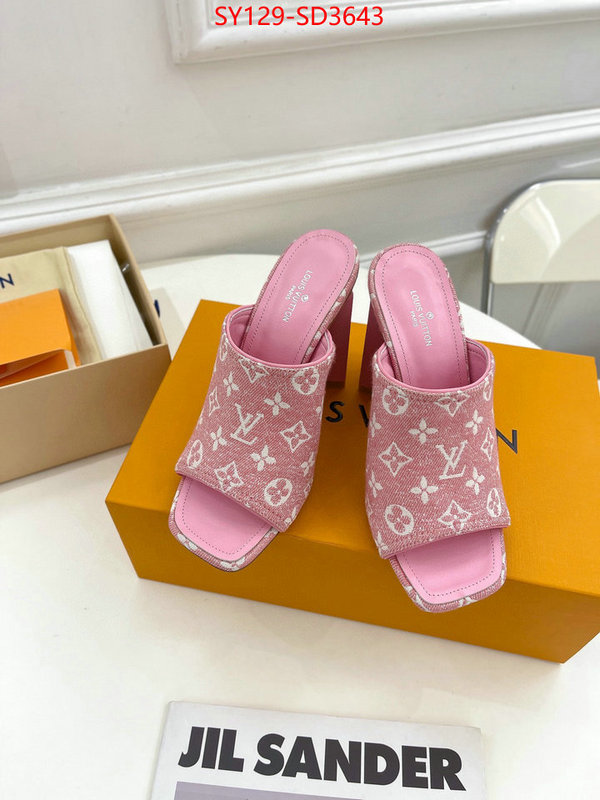 Women Shoes-LV,we provide top cheap aaaaa , ID: SD3643,$: 129USD