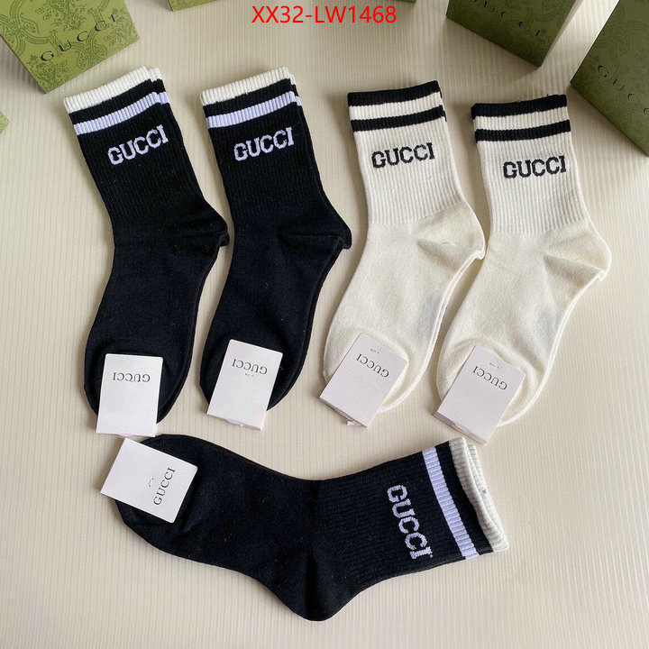 Sock-Gucci,sell high quality , ID: LW1468,$: 32USD