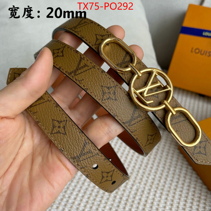 Belts-LV,the best quality replica , ID: PO292,$: 75USD