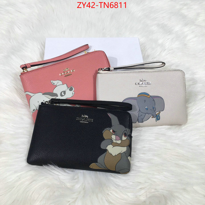 Coach Bags(4A)-Wallet,where can you buy a replica ,ID: TN6811,$: 42USD