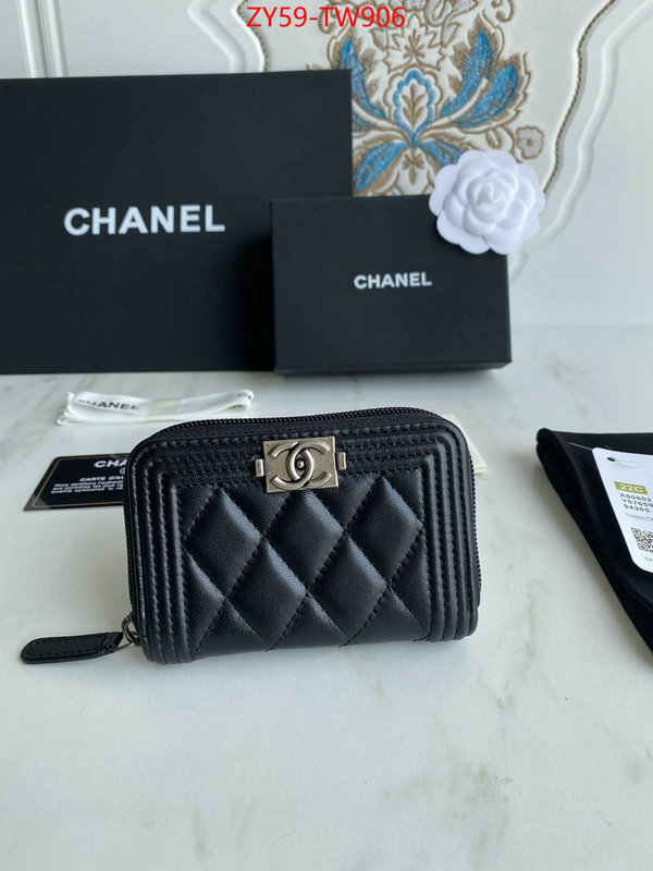 Chanel Bags(TOP)-Wallet-,ID: TW906,$: 59USD