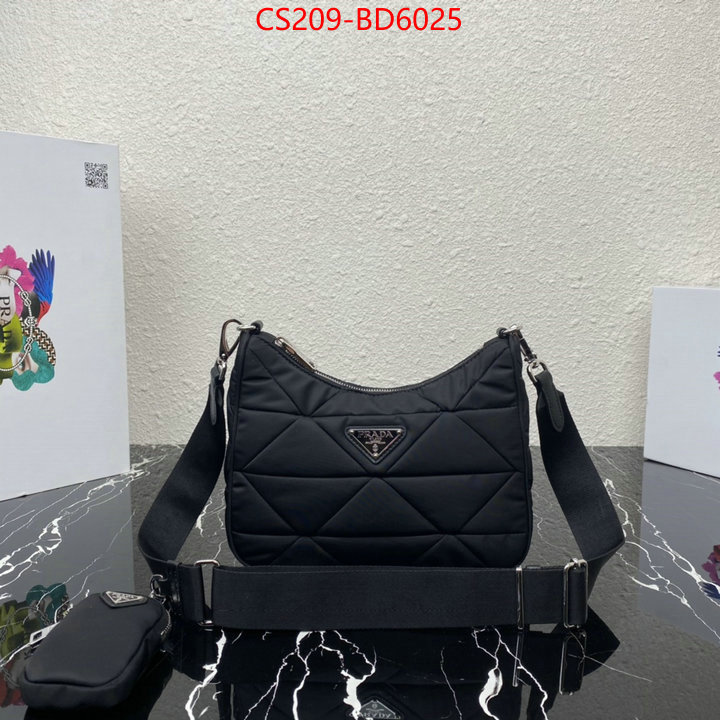 Prada Bags(TOP)-Diagonal-,ID: BD6025,$: 209USD