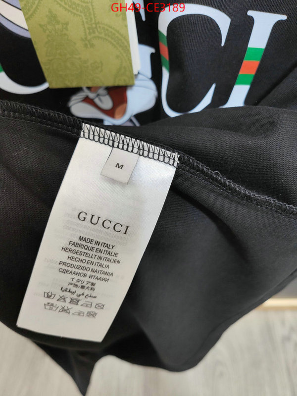 Clothing-Gucci,best quality fake , ID: CE3189,$: 49USD