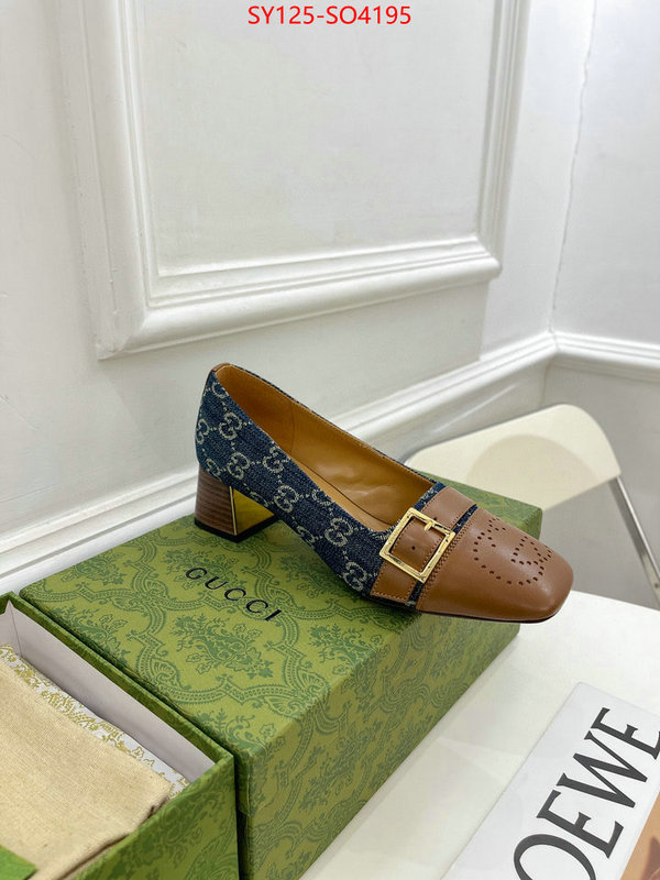 Women Shoes-Gucci,high quality 1:1 replica , ID: SO4195,$: 125USD