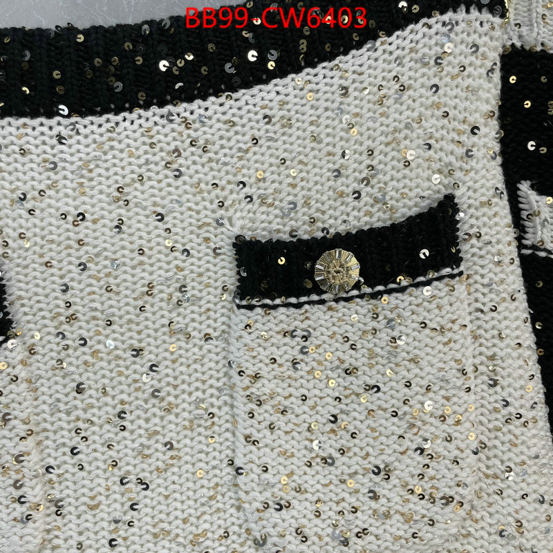 Clothing-Chanel,online china , ID: CW6403,$: 99USD