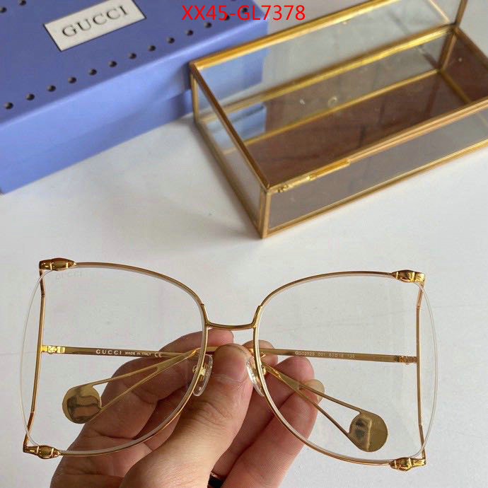 Glasses-Gucci,aaaaa+ replica , ID: GL7378,$: 45USD