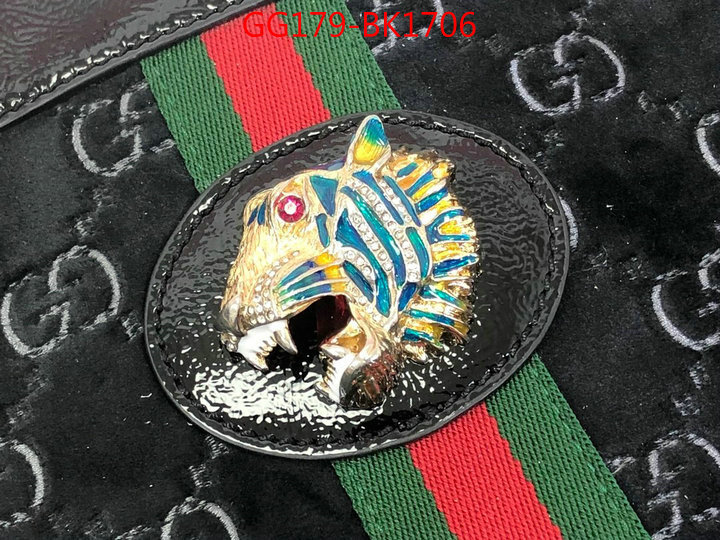 Gucci Bags(4A)-Handbag-,replica aaaaa designer ,ID: BK1706,$:179USD