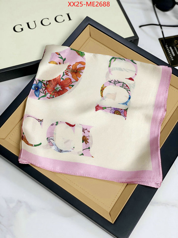 Scarf-Gucci,wholesale designer shop , ID: ME2688,$: 25USD