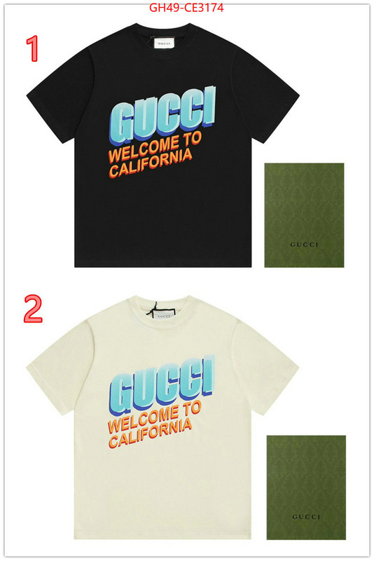 Clothing-Gucci,online china , ID: CE3174,$: 49USD