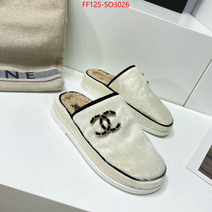 Women Shoes-Chanel,how quality , ID: SO3026,$: 125USD