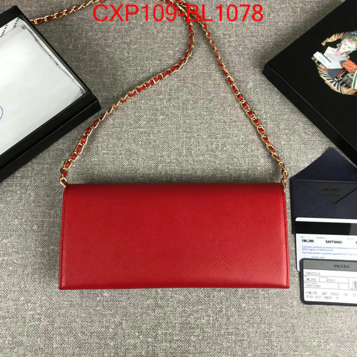 Prada Bags(TOP)-Diagonal-,ID: BL1078,$: 109USD