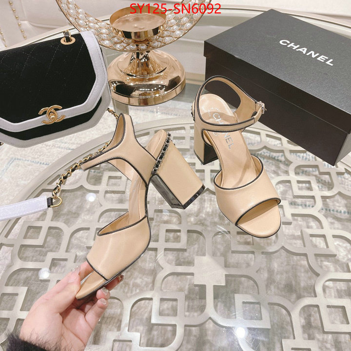 Women Shoes-Chanel,aaaaa class replica , ID: SN6092,$: 125USD