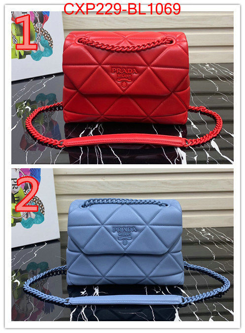 Prada Bags(TOP)-Diagonal-,ID: BL1069,$: 229USD