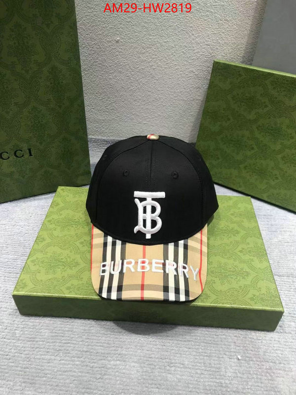 Cap (Hat)-Burberry,replicas , ID: HW2819,$: 29USD