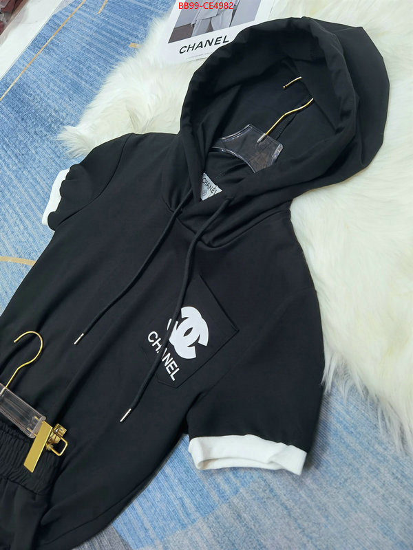 Clothing-Chanel,found replica , ID: CE4982,$: 99USD