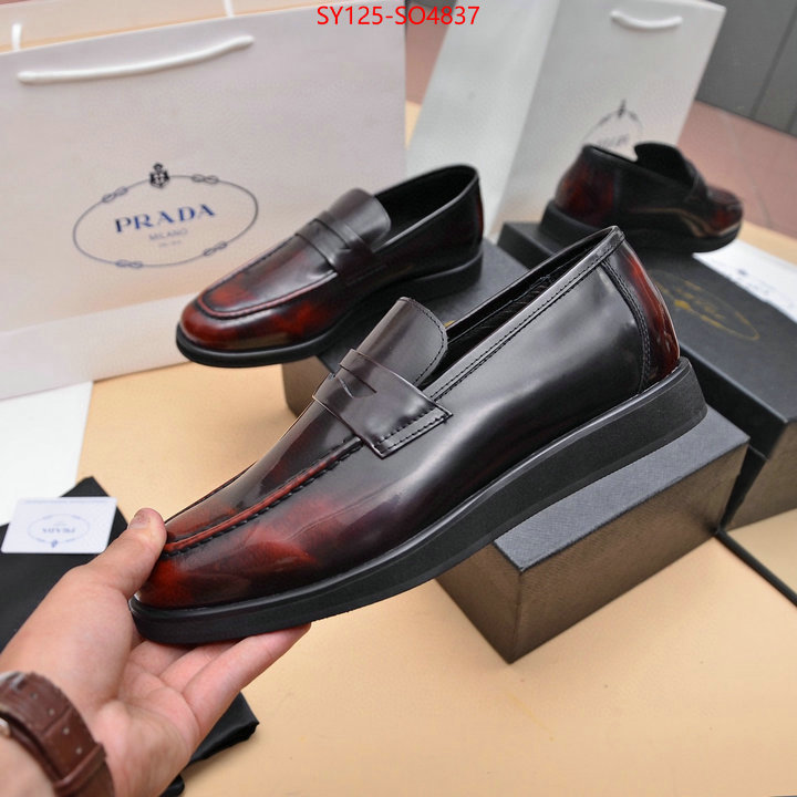 Men Shoes-Prada,designer 1:1 replica , ID: SO4837,$: 125USD