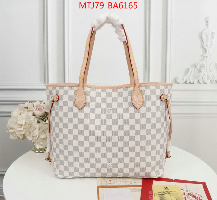 LV Bags(4A)-Neverfull-,practical and versatile replica designer ,ID: BA6165,$: 79USD