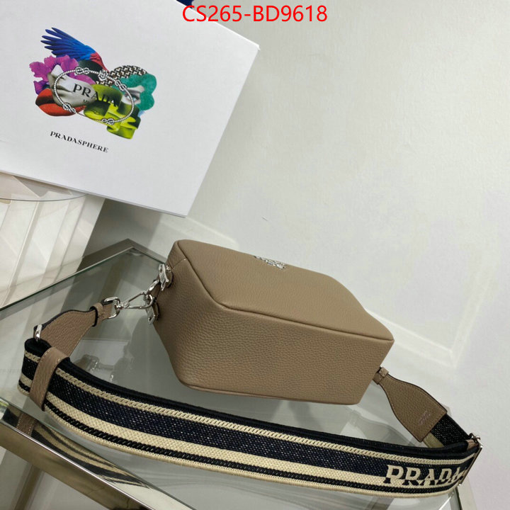 Prada Bags(TOP)-Diagonal-,ID: BD9618,$: 265USD