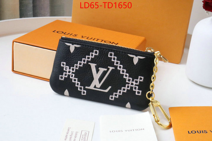 LV Bags(TOP)-Wallet,ID: TD1650,$: 65USD