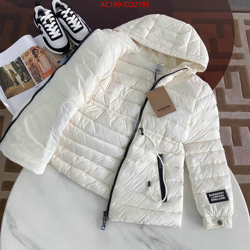 Down jacket Women-Burberry,replica online , ID: CO2195,$: 199USD