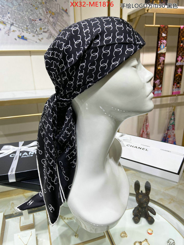 Scarf-Chanel,high quality 1:1 replica , ID: ME1876,$: 32USD