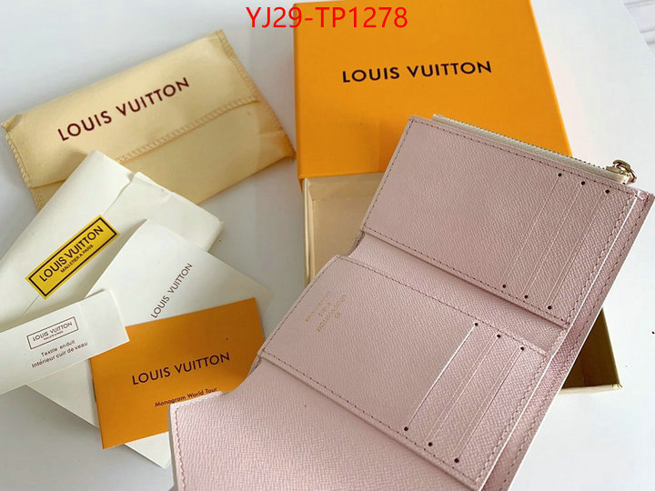 LV Bags(4A)-Wallet,ID: TP1278,$: 29USD