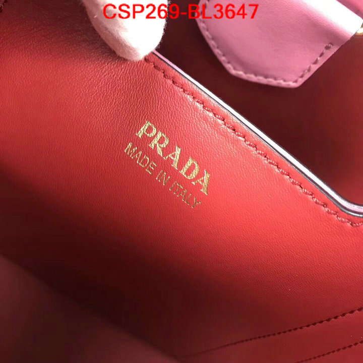 Prada Bags(TOP)-Diagonal-,ID: BL3647,$: 269USD