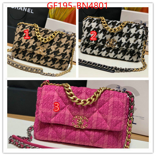 Chanel Bags(TOP)-Diagonal-,ID: BN4801,$: 195USD