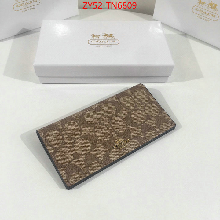 Coach Bags(4A)-Wallet,replcia cheap ,ID: TN6809,$: 52USD