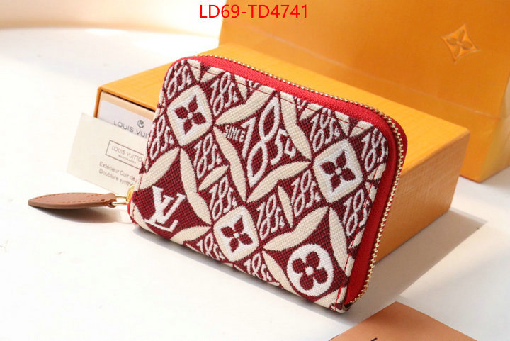 LV Bags(TOP)-Wallet,ID: TD4741,$: 69USD