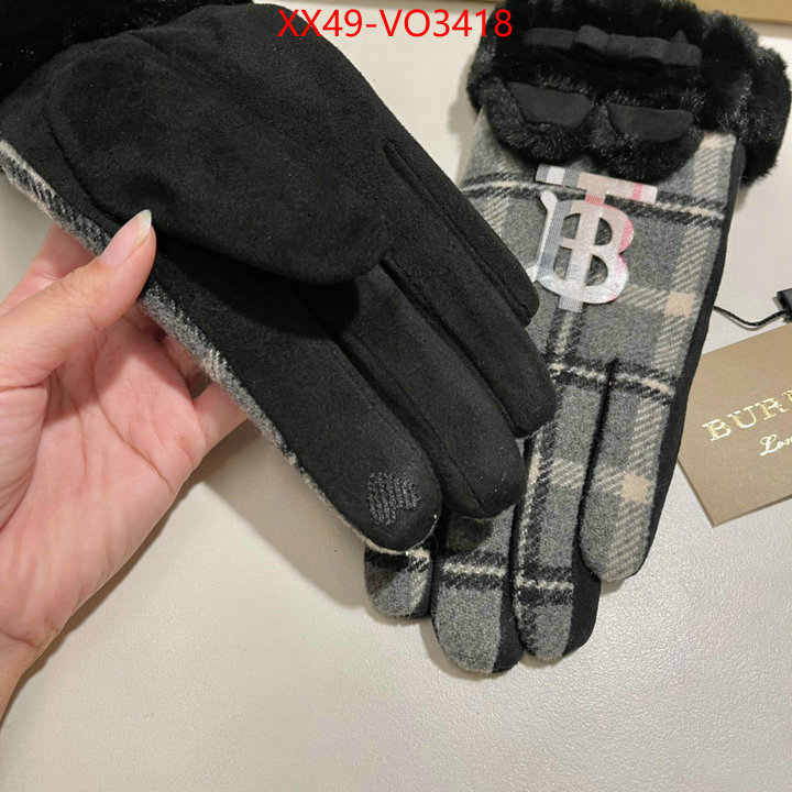 Gloves-Burberry,how can i find replica , ID: VO3418,$: 49USD