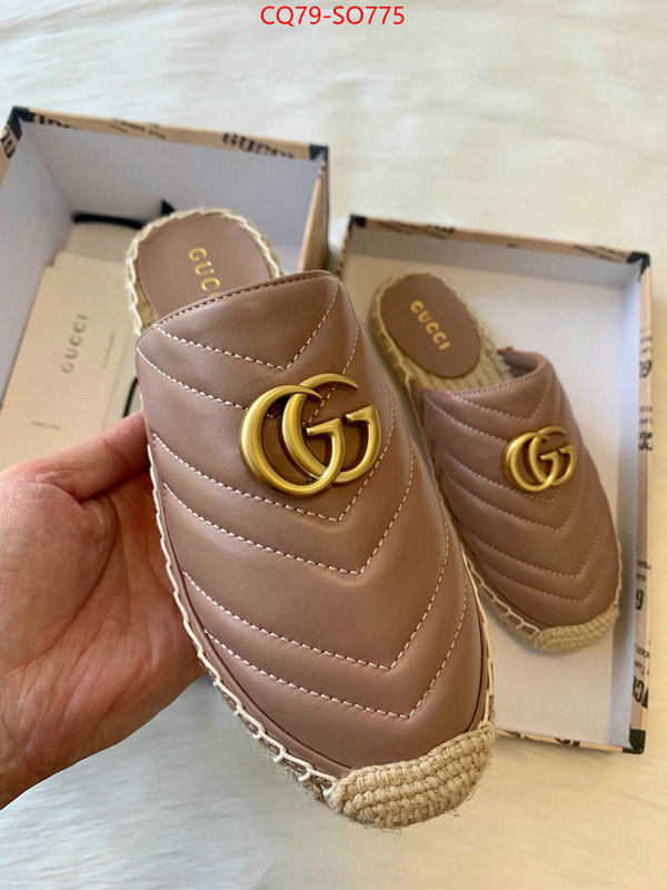 Women Shoes-Gucci,top fake designer , ID: SO775,$: 79USD