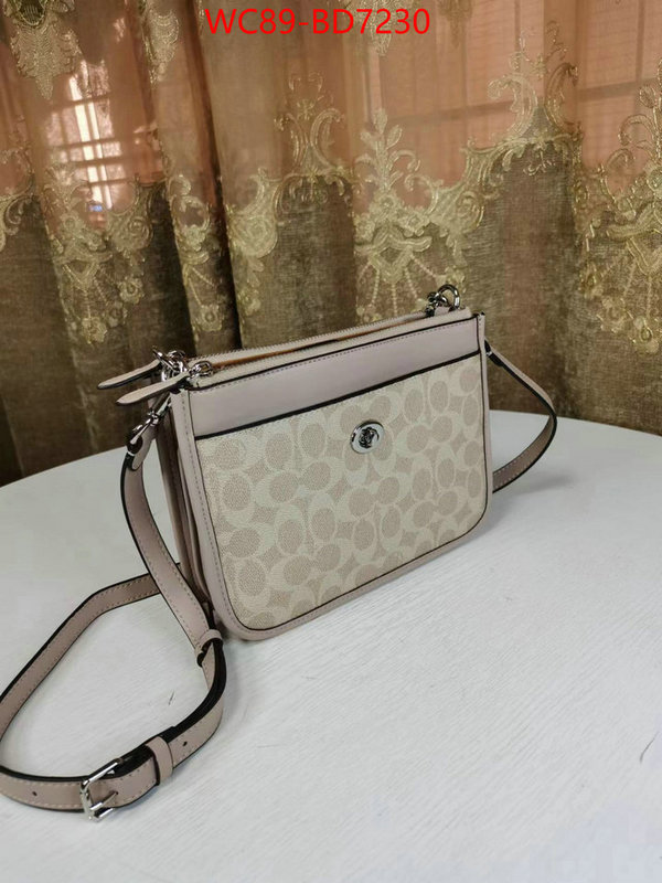 Coach Bags(4A)-Diagonal,what is a 1:1 replica ,ID: BD7230,$: 89USD