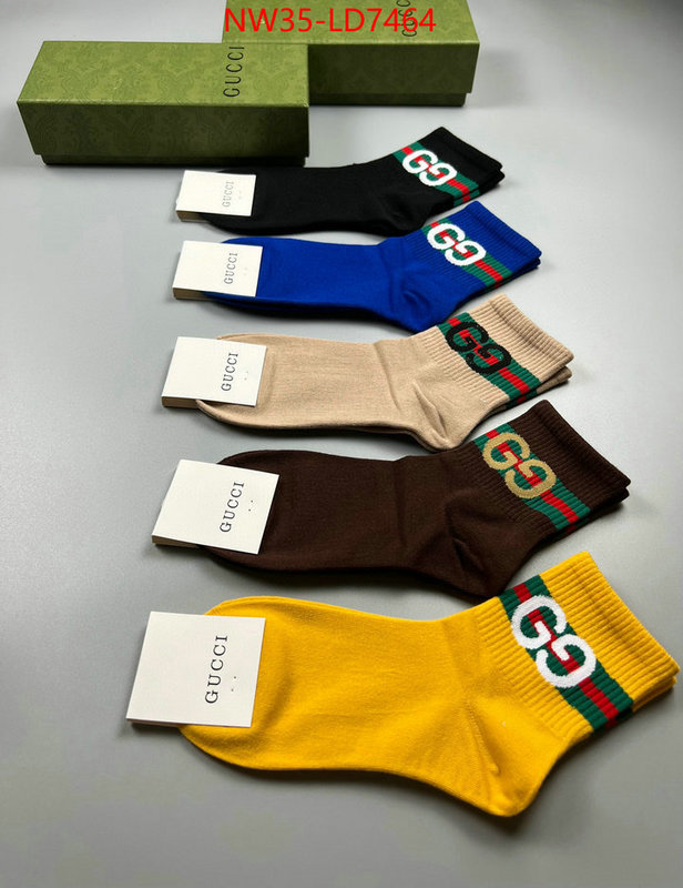 Sock-Gucci,high quality replica designer , ID: LD7464,$: 35USD