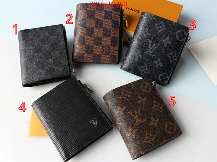 LV Bags(4A)-Wallet,ID: TD450,$: 59USD