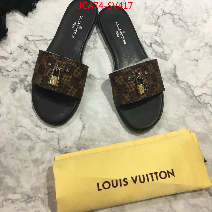 Women Shoes-LV,what 1:1 replica , ID: SV417,$:74USD