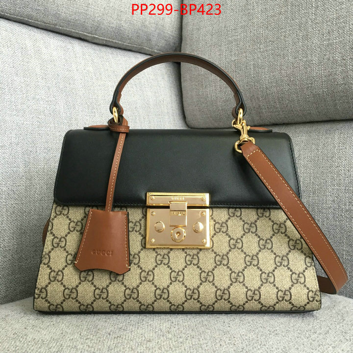 Gucci Bags(TOP)-Padlock-,mirror copy luxury ,ID: BP423,$:299USD