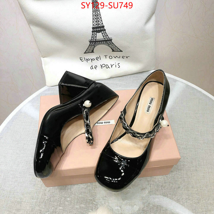 Women Shoes-Miu Miu,perfect quality ,luxury fashion replica designers , ID: SU749,$: 129USD