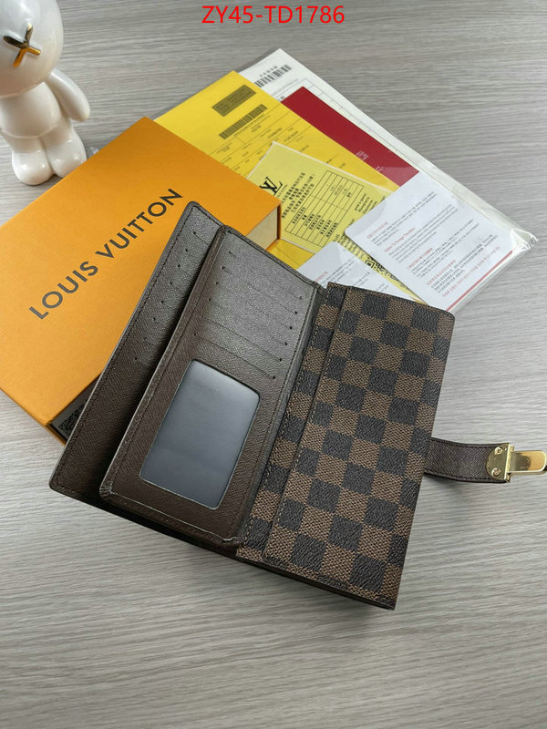 LV Bags(4A)-Wallet,ID: TD1786,$: 45USD