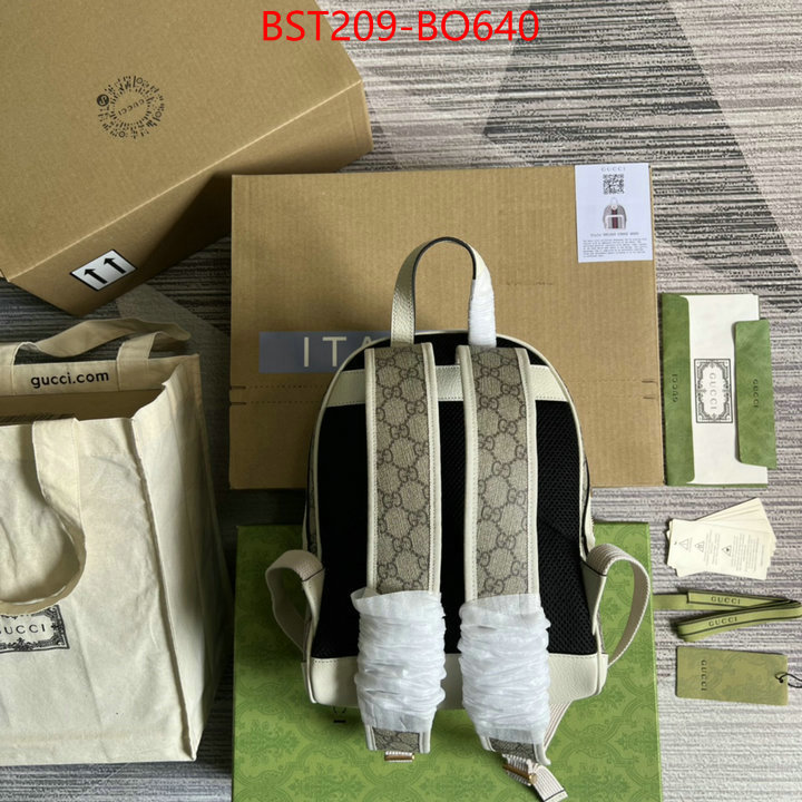 Gucci Bags(TOP)-Backpack-,how to buy replcia ,ID: BO640,$: 209USD