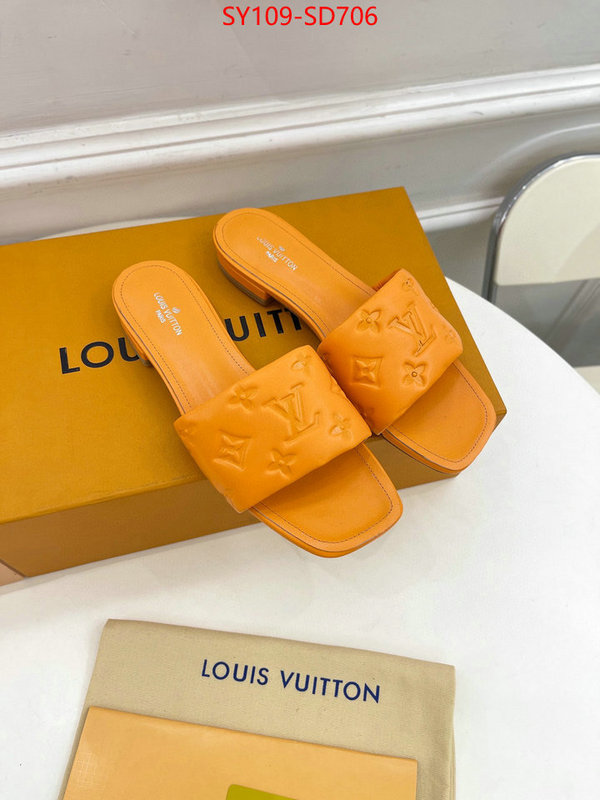 Women Shoes-LV,mirror copy luxury , ID: SD706,$: 109USD