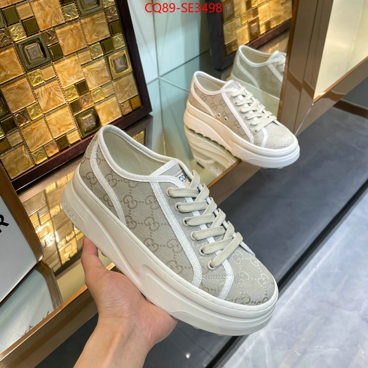 Women Shoes-Gucci,fake aaaaa , ID: SE3498,$: 89USD