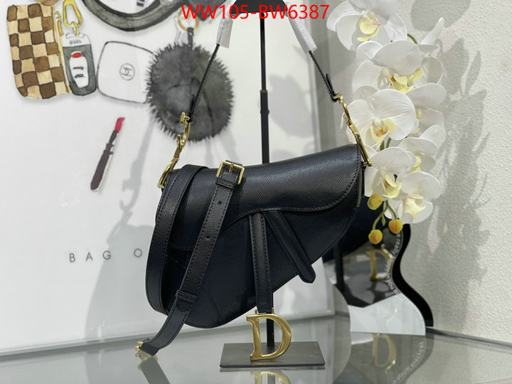 Dior Bags(4A)-Saddle-,ID: BW6387,$: 105USD