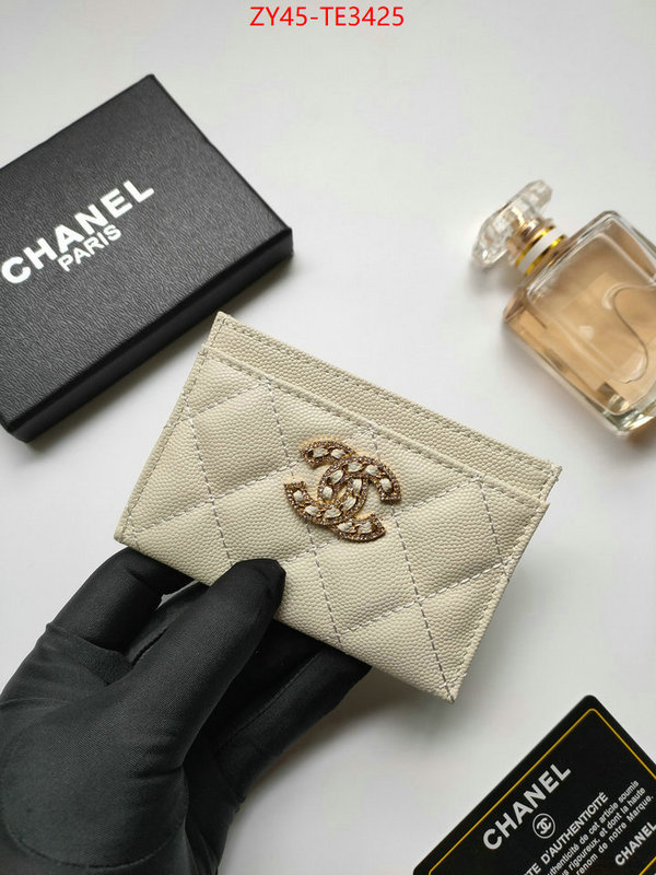 Chanel Bags(4A)-Wallet-,ID: TE3425,$: 45USD