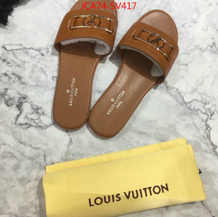 Women Shoes-LV,what 1:1 replica , ID: SV417,$:74USD